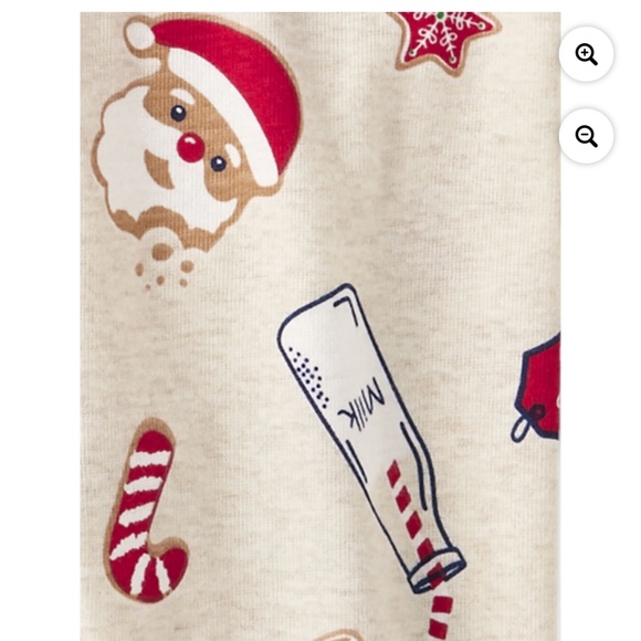 The Children’s Place Toddler Unisex Milk and Cookies 2 PC Pajama Set Size 4T NWT - Picture 7 of 7